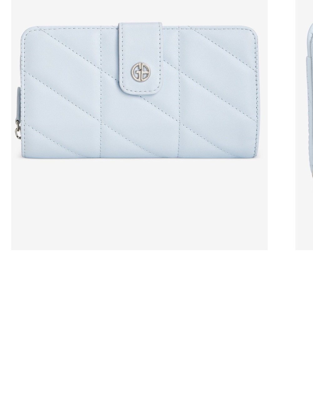 Giani Bernini baby blue wallet NWT